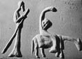 La Fuite en Egypte - 1969, Bas-relief en plâtre (1969)